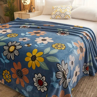 Flora Fleece Blanket